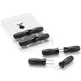 Weber Maïskolfhouderset Zwart, 8 stuks