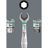 Wera 8100 SA 11 Zyklop Metal-ratelset, 28‑delig gereedschapsset Omschakelpal, 1/4"-aandrijving