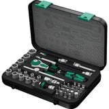 Wera 8100 SA 2 Zyklop Speed ratelset 1/4" gereedschapsset Zwart/groen, 42-delig