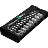 Wera 8100 SA 7 Zyklop Metal-ratelset doorsteekvierkant 1/4" gereedschapsset 28-delig