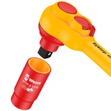 Wera 8100 SB VDE 1 Zyklop ratelset gereedschapsset Rood/geel, 17-delig, geïsoleerd, voorzien van omschakelpal, 3/8" aandrijving, metrisch