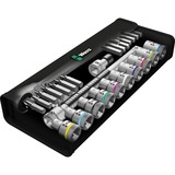 Wera 8100 SC 7 Zyklop Metal-ratelset met doorsteekvierkant 1/2" aandrijving gereedschapsset  28-delig 