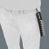 Wera Belt B 2 Zyklop binnenzeskant Bitdoppen set, 3/8", 8‑delig dopsleutel Zwart/zilver, met vasthoudfunctie