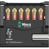 Wera Bit-Check 7 PH BiTorsion 1 bitset 7-delig