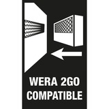Wera Klittenband 3 houder Zwart, 240x50 mm