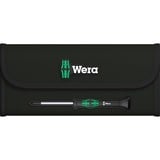 Wera Kraftform 12SB1 Micro-schroevendraaierset Zwart/groen, Voor elektrische apparaten