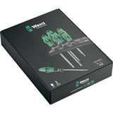 Wera Schroevendraaierset 334/335/6 Kraftform Plus, Lasertip met rek Zwart/groen, 6-delig