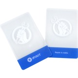 iFixit Plastic Cards, 2 stuks schraper Transparant/blauw