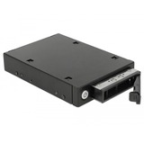 DeLOCK 3,5" Mobile Rack voor 1x 2,5" U.2 NVMe SSD of SATA/SAS HDD/SSD wisselframe Zwart