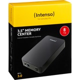 Intenso Memory Center 3,5", 8 TB externe harde schijf Zwart, USB 3.0