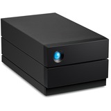 LaCie 2big 8TB RAID externe harde schijf Zwart, USB-C 3.2 (5 Gbit/s)