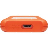 LaCie Rugged Mini, 4 TB externe harde schijf Zilver/oranje, USB 3.0