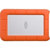 LaCie Rugged Mini, 5 TB externe harde schijf Zilver/oranje, USB 3.0