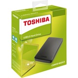 Toshiba Canvio Basics USB-C, 2 TB externe harde schijf Zwart, HDTB420EKCAA