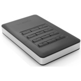 Verbatim Store 'n' Go met toetsbediening, 1 TB externe harde schijf Zwart/zilver, USB 3.1 Gen 1 / USB C