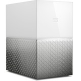 WD My Cloud Home Duo, 4 TB nas Wit, LAN, 2x USB 3.0