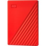 WD My Passport 2 TB externe harde schijf Rood, WDBYVG0020BRD-WESN, Micro-USB-B 3.2 (5 Gbit/s)