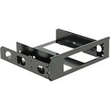 DeLOCK 5,25" inbouwframe voor 1x 3,5" Zwart