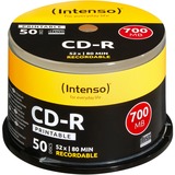 Intenso CD-R 700 MB blanco cd's