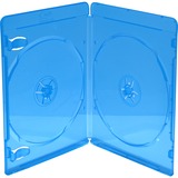 MediaRange BD Case voor 2 discs sleeve Blauw/transparant, 7mm