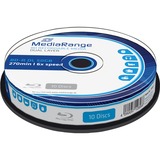 MediaRange BD-R 50 GB blu-ray media 6x, 10 stuks, Retail