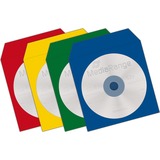 MediaRange CD/DVD Paper Sleeves Color-Pack 100 stuks, Bulk