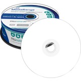 MediaRange DVD+R DL 8,5 GB blanco dvd's 8x, 25 stuks, bedrukbaar