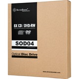 SilverStone SOD04 dvd-brander Zwart