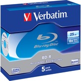 Verbatim BD-R 25 GB blu-ray media 6x, 5 stuks, Retail