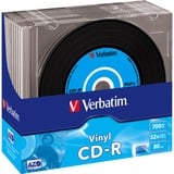 Verbatim CD-R 700 MB Vinyl blanco cd's 52x, 10 stuks