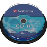 Verbatim CD-R 700 MB blanco cd's 52x, 10 stuks