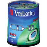 Verbatim CD-R Extra protection 700 MB blanco cd's 100 stuks, Cake box