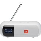 JBL Tuner 2 radio Wit, Bluetooth 4.2, FM, DAB+, IPX7-waterproof