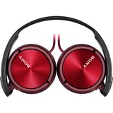 Sony MDR-ZX310R over-ear hoofdtelefoon Rood/zwart