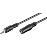 goobay 3.5 mm jack verlengkabel 5 m Zwart