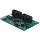 DeLOCK Mini PCIe Converter naar 2xSATA met RAID 