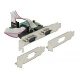 DeLOCK PCI Express Card > 2 x Serial RS-232 high speed 921K interface kaart Met voeding