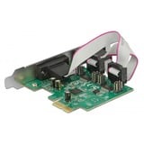 DeLOCK PCI Express Card > 2 x Serial RS-232 high speed 921K interface kaart Met voeding