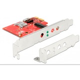 DeLOCK PCI Express Card naar 1 x internal M.2 Key B + Micro SIM slot - Low Profile Form Factor adapter 