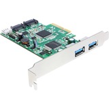 DeLOCK PCIe Card naar 2 x external USB 3.0/2 x internal SATA 6 Gb/s controller 89359