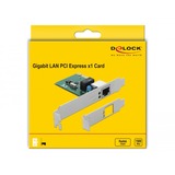 DeLOCK PCIe kaart 1x Gigabit LAN netwerkadapter 