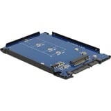 DeLOCK SATA 22 Pin naar M.2 NGFF 2.5" serial-ata controller Met behuizing, 62688