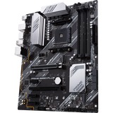 ASUS PRIME B550-PLUS socket AM4 moederbord Zwart/zilver, RAID, Gb-LAN, Sound, ATX