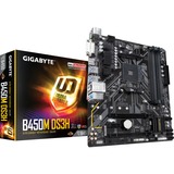 GIGABYTE B450M-DS3H, socket AM4 moederbord RAID, Gb-LAN, Sound, µATX