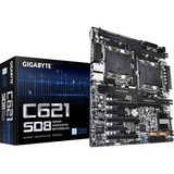 GIGABYTE C621-SD8, socket 3647 moederbord RAID, 3x Gb-LAN, VGA, Sound, SSI-CEB