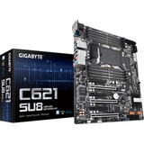 GIGABYTE C621-SU8, socket 3647 moederbord RAID, 3x Gb-LAN, VGA, Sound, ATX