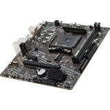 MSI A520M-A PRO socket AM4 moederbord Zwart/grijs, RAID, Gb-LAN, Sound, µATX