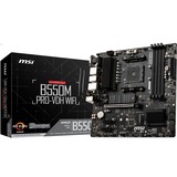 MSI B550M PRO-VDH WIFI, socket AM4 moederbord Zwart, RAID, Gb-LAN, Sound, ATX