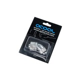Alphacool 16/10 compression fitting 45° draaibaar G1/4 verbinding Chroom