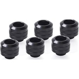 Alphacool Alphacool Eiszapf. PRO 13mm 6erPack bk verbinding Zwart
